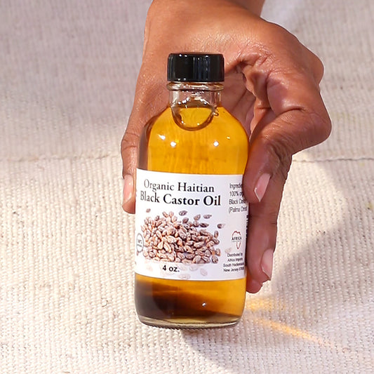 1 × Organic Haitian Black Castor Oil - 4 oz.