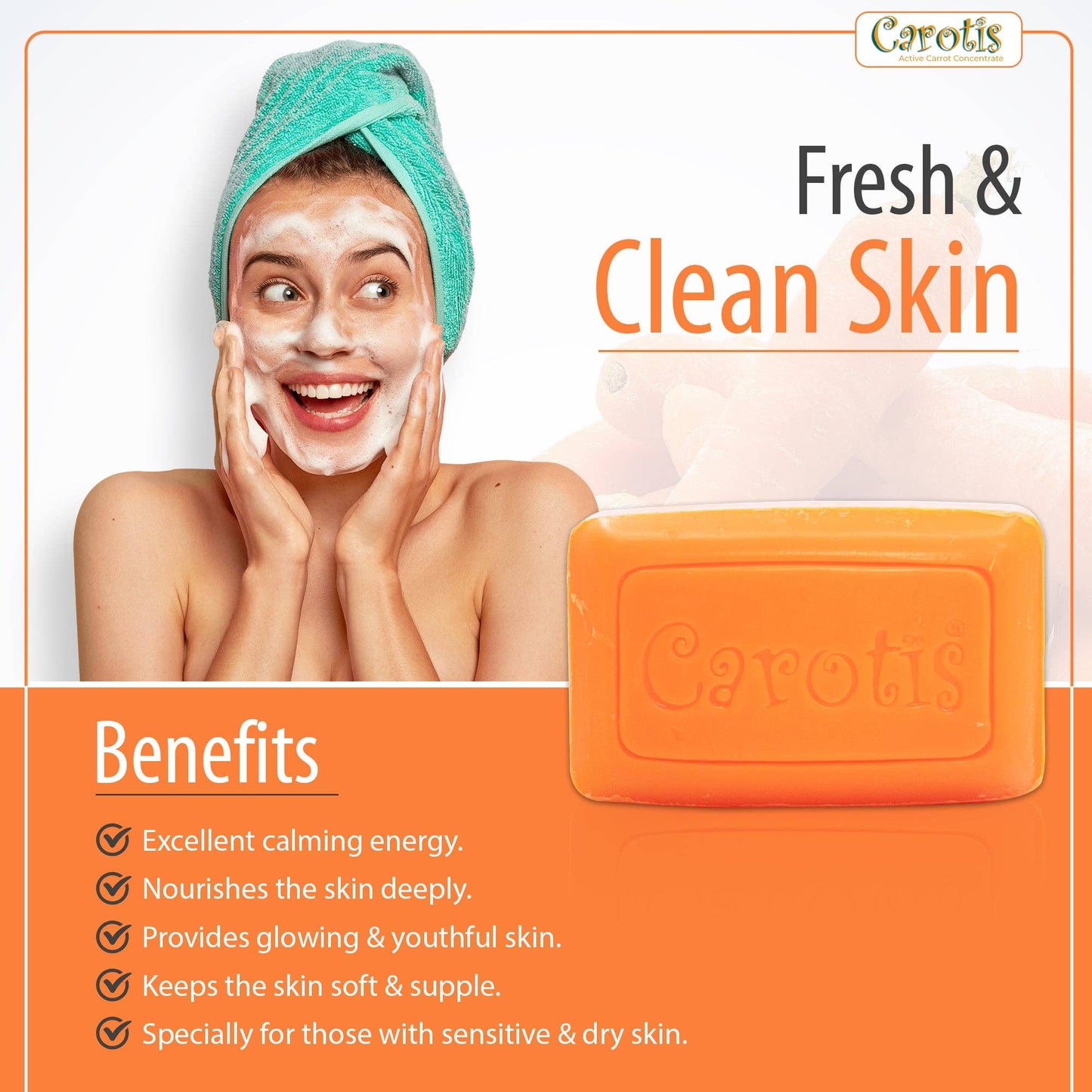Carotis Beauty Soap - 80g / 2.82 fl oz