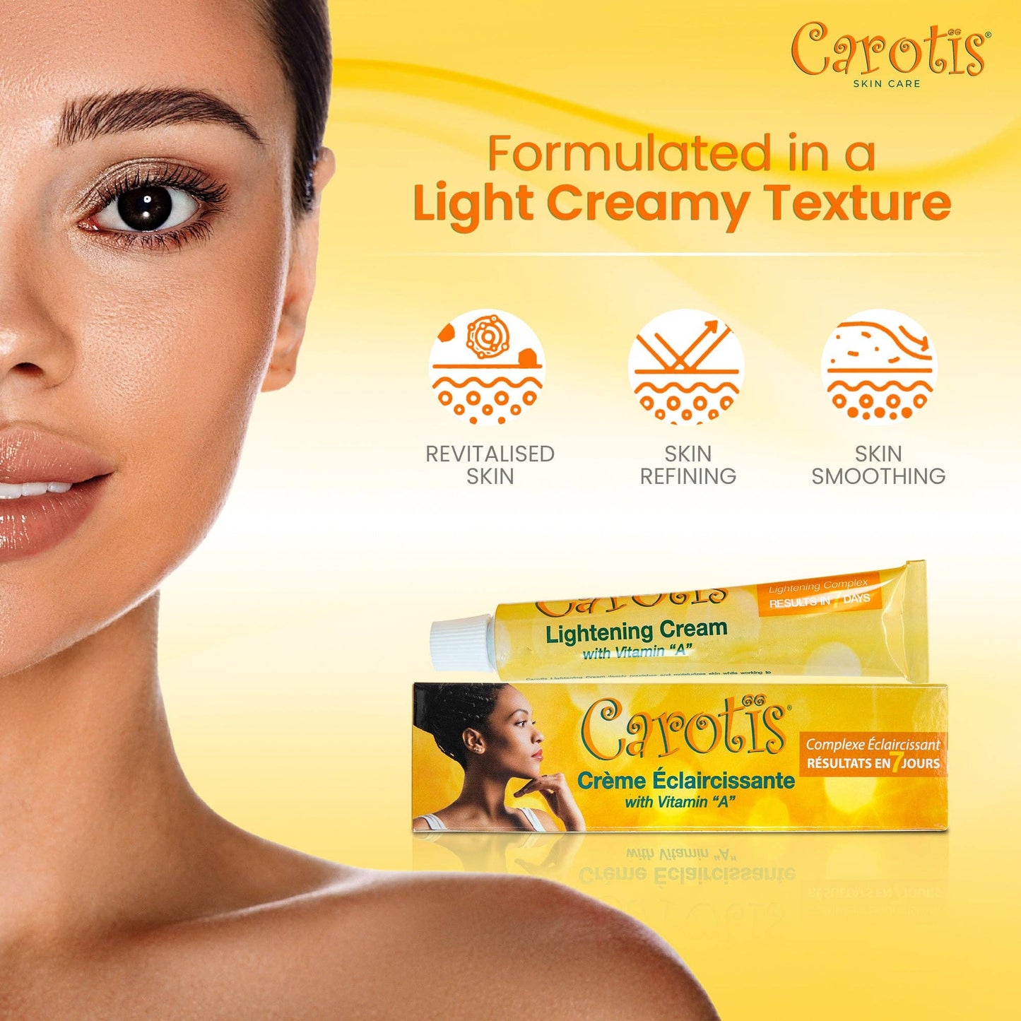 Carotis 7 DAYS Lightening Cream 30gr (With Vitamin "A")