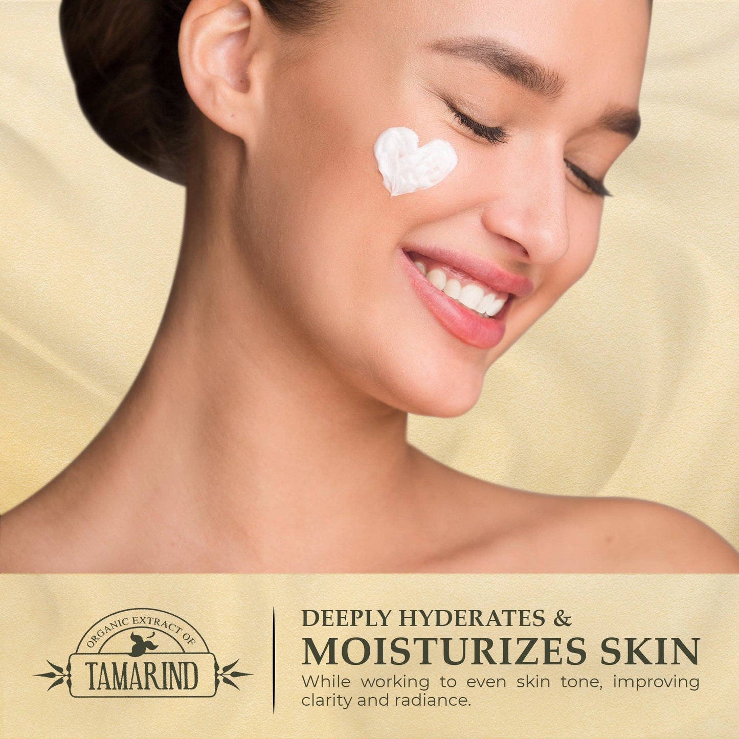 Organic Extract of Tamarind Brightening Cream Tube - 50g / 1